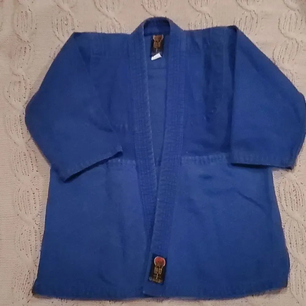 Proforce Gladiator BJJ Blue Jiu Jitsu Gi Set Youth #12